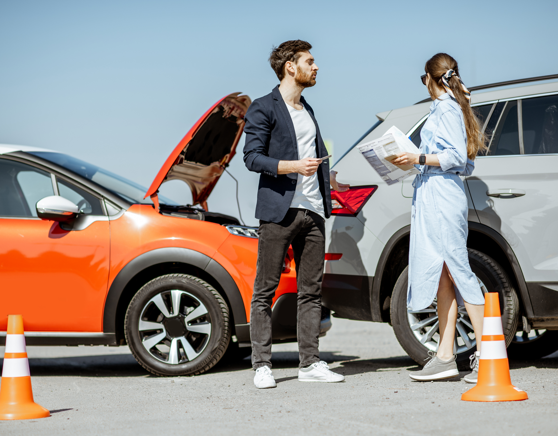 Atención en carretera